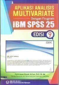 Image of Aplikasi Analisis Multivariate dengan Program IBM SPSS 25